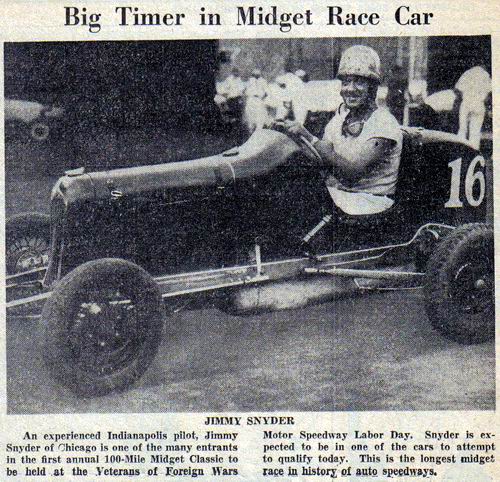 Motor City Speedway - 1930S ARTICLE FROM JIM HEDDLE